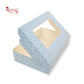 6pc Brownie Window Box I Blue Color I 9x6x2 Inches