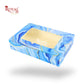 6pc Brownie Window Box I Blue Marble I 9x6x1.75 Inches