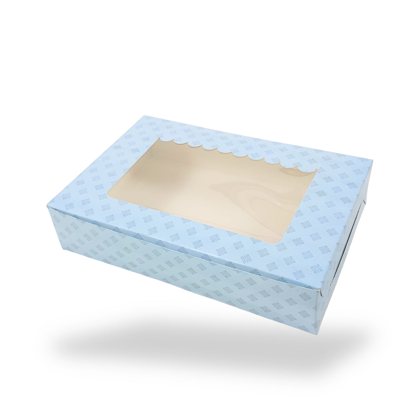 6pc Brownie Window Box I Blue Color I 9x6x2 Inches