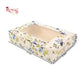 6pc Brownie Window Box I White Flower I 9"x6"x2" inches