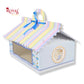 6cc Hut Shape Gift Boxes | 10x7x4 Inch | Elephant Theme Blue