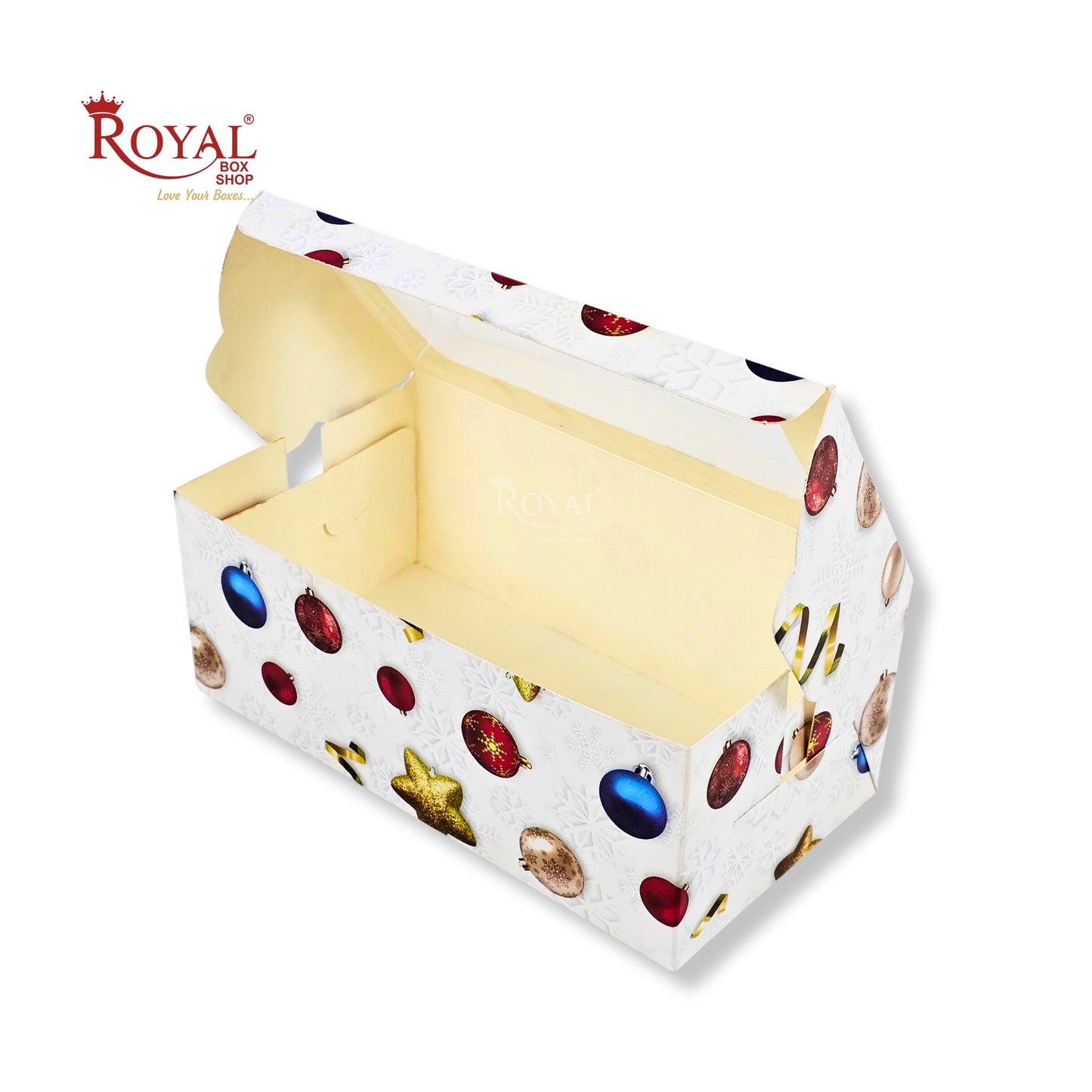 Loaf Cake Box | 7.5x4x3 Inch | White | For Bakery Cake, Muffins, Pastries and More