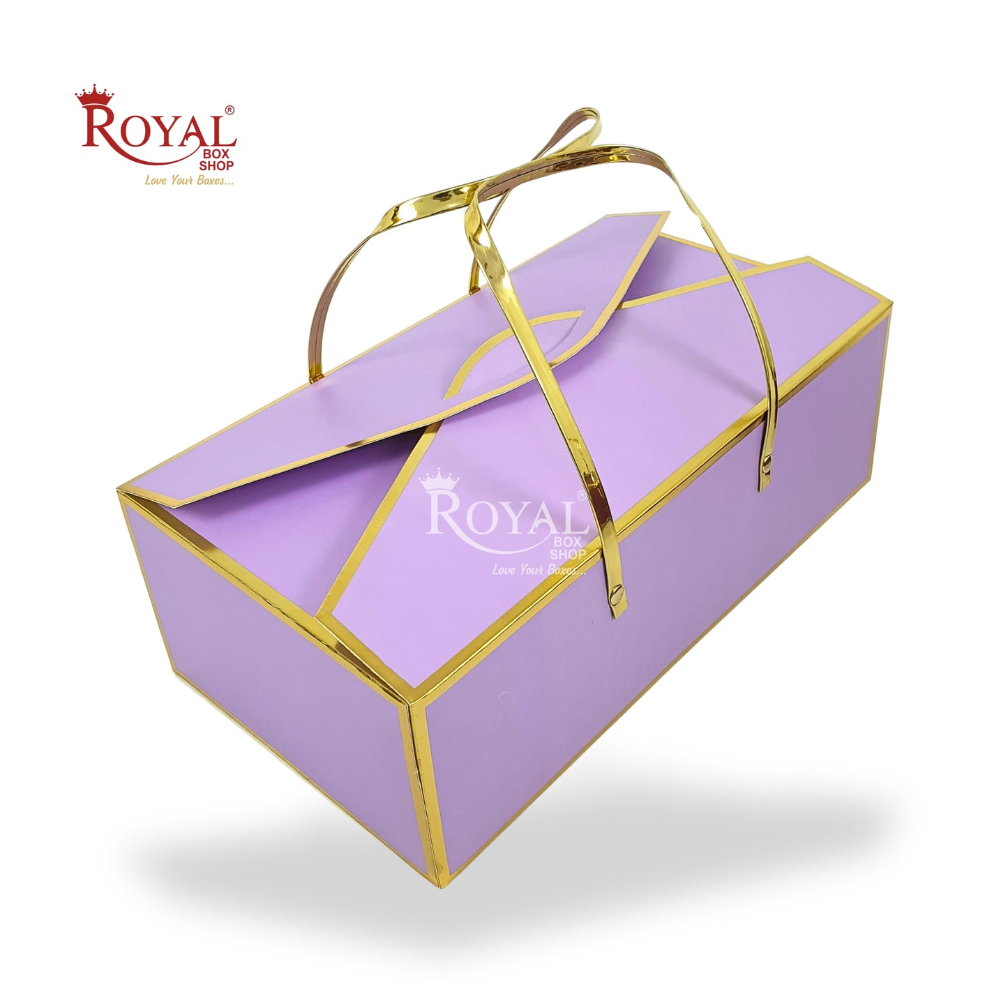 4 Cupcake Box With Window I Size 7"x7"x3.5" I Clip Print I FBB Paper I 300 GSM