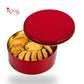 Premium Tin Box I 7"x2.5" Inches I Red I Perfect for Christmas Gift, Return Gifts, Hamper Box, Storage