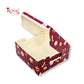 Christmas Theme Dry Cake Box With Window | 7x7x3 inch | Red | Perfect for Dry Cakes, Chocolates, Cookies, Muffins