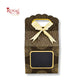 Premium Gift Box with Window I RCF-44 I Brown Gold Leafing Print I 4x2.5x3.5 inches