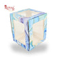 RoyalBoxShop® 5-Window Gift Box | 8x8x10 Inch | Blue Marble | Perfect for Bakery Cakes, Gifts, Parties, Any Occasion