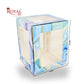 RoyalBoxShop® 5-Window Gift Box | 8x8x10 Inch | Blue Marble | Perfect for Bakery Cakes, Gifts, Parties, Any Occasion