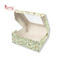Dry Cake Box With Window I Size 8x8x3 inch I Green Floral