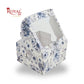 Window Cake Box | 8x8x5 Inches | Blue Flower | FBB Paper
