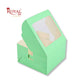Window Cake Box | 8x8x5 Inches | Spring Green | FBB Paper | Half Kg Cake Box