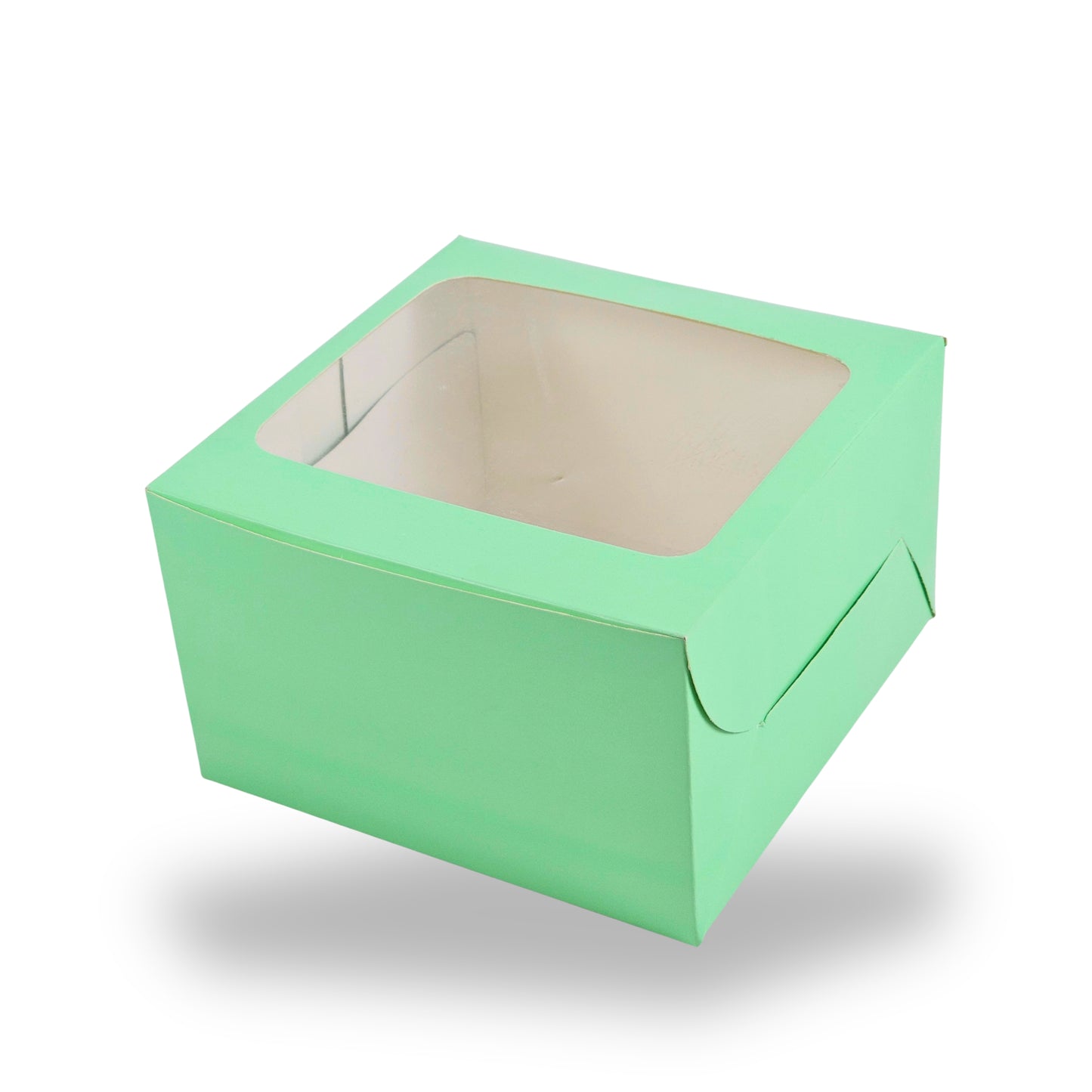 Window Cake Box | 8x8x5 Inches | Spring Green | FBB Paper | Half Kg Cake Box