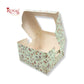 Window Cake Box I 8x8x5" Inches I Green Floral I FBB Paper