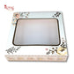9pc Brownie Window Box I Brown Floral Print Golden Foiling I 9"x9"x2" inches Royal Box Shop