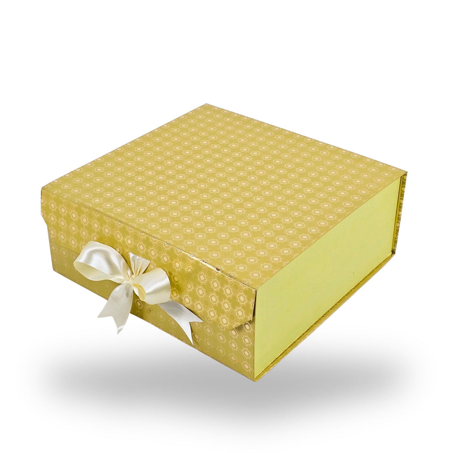 Royal Box Shop® Premium Rigid Gift Box I 9x9x3.5 Inch I Collapsible with Ribbon