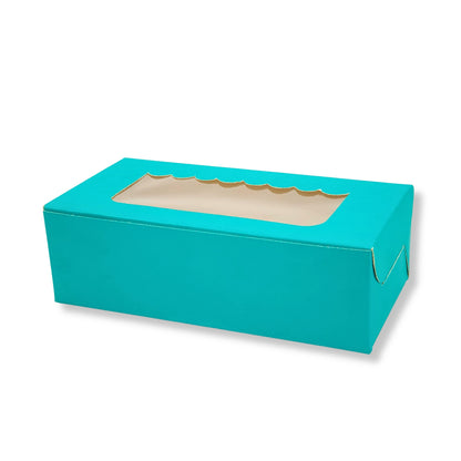 2pc Brownie Window Box | 6x3x1.75 inches | Green