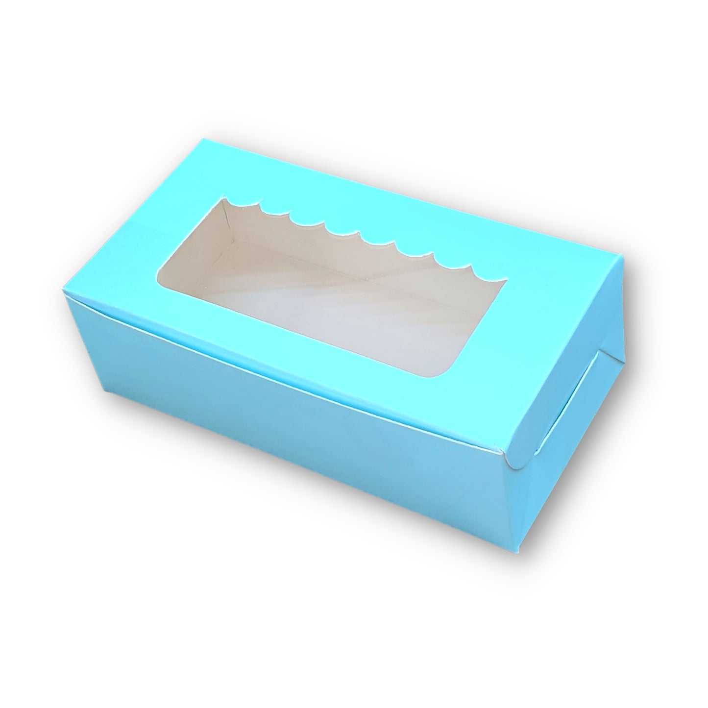 2pc Brownie Window Box I Blue Color I 6"x3"x1.75" inches