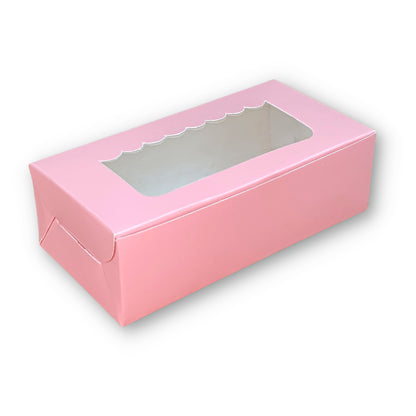 2pc Brownie Window Box I Pink Color I 6"x3"x1.75" inches