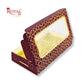 8 Cavity Chocolate Boxes | 7.5x4x1.25 inches | Maroon With Golden Foiling