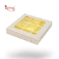 9 Cavity Chocolate Boxes | 5.75x5.75x1 inches | VT Ivory I B2B