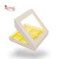 9 Cavity Chocolate Boxes | 5.75x5.75x1 inches | VT Ivory