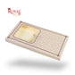 Royal Box Shop® Premium Chocolate Bar Box with Window I Ivory Textured I 6.75x3.5x0.50 Inch