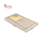 Royal Box Shop® Premium Chocolate Bar Box with Window I Ivory Textured I 6.75x3.5x0.50 Inch