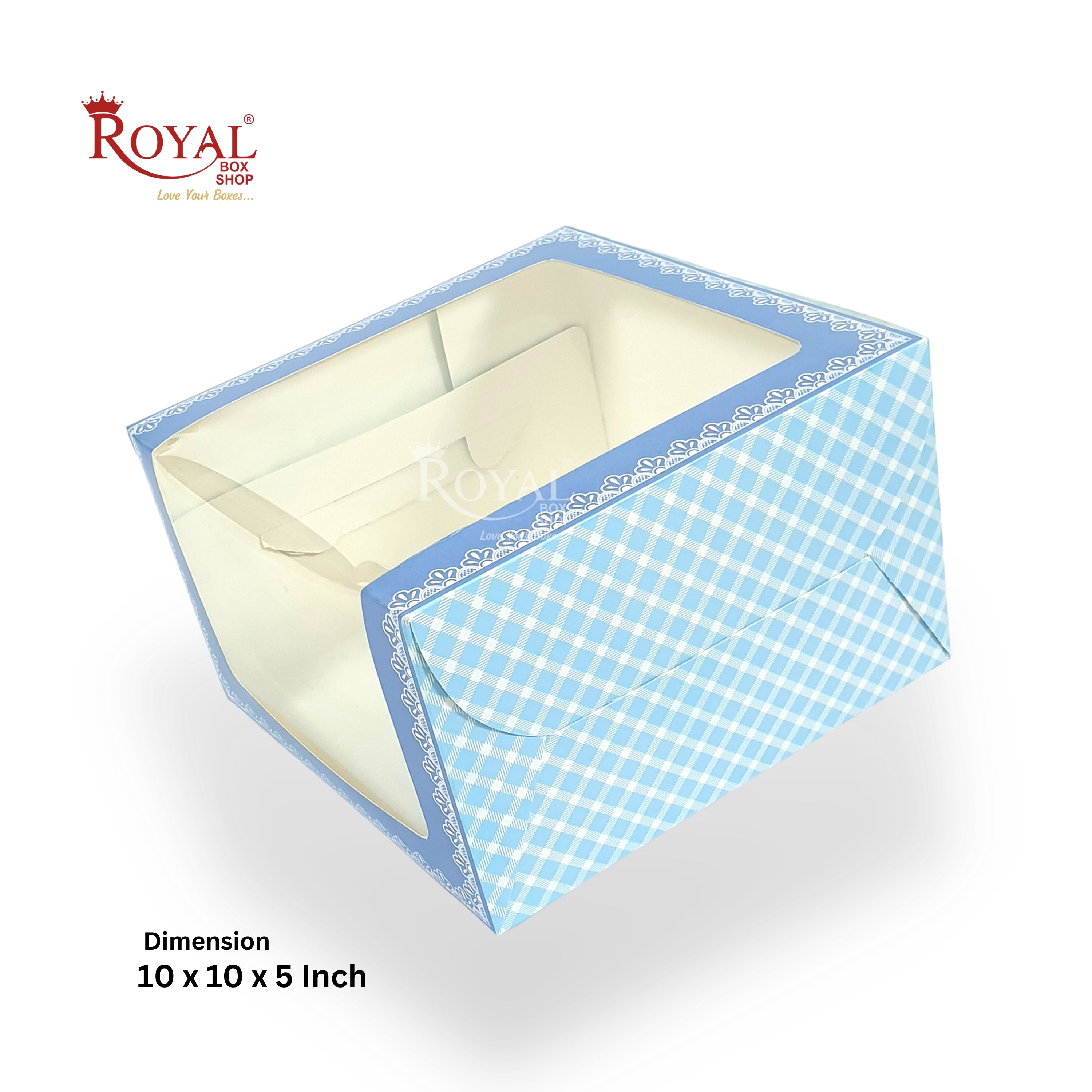 L Shape Window Cake Boxes Perfect for Gifts, One Kg Cake Boxes – Royal ...