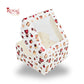 Cake Box with Window | 10x10x5 Inches | White Love Theme | FBB Paper | B2B