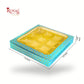 16 Cavity Chocolate Box | 7.5x7.5x1.25 inch | Turquoise With Golden Foiling