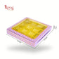 16 Cavity Chocolate Box | 7.5x7.5x1.25 inch | Purple With Golden Foiling