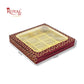 16 Cavity Chocolate Box | 7.5x7.5x1.25 inch | Maroon With Golden Foiling I B2B