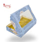 6 Cavity Chocolate Boxes | 5.75x4x1 Inch | Blue Swirl Print