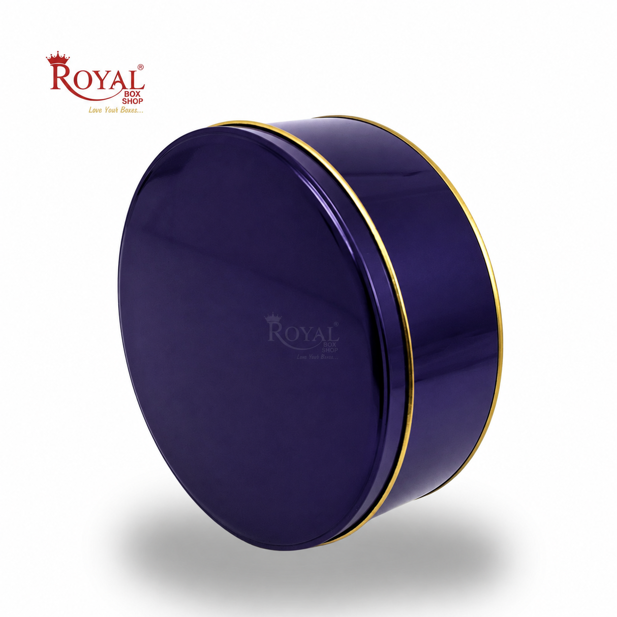 Premium Tin Box I 7"x2.5" Inches I Purple I Perfect for Christmas Gift, Return Gifts, Hamper Box, Storage