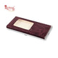 RoyalBoxShop® Chocolate Bar Box - Maroon - 5.5 x 2.5 x 0.25 Inches