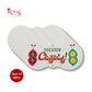 Christmas Gift Hamper Tags | 3.75x1.75 Inch | Merry Christmas Theme | Pack of 50 Gift Tags