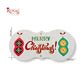 Christmas Gift Hamper Tags | 3.75x1.75 Inch | Merry Christmas Theme | Pack of 50 Gift Tags