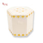 Cookies Box with Window I RCF-07 D2 White With Golden Leafing I 3x3x3 inches
