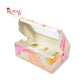 6pc Cupcake Box With Window | 10x7x3.5 Inch | Pink Marble Print | FBB