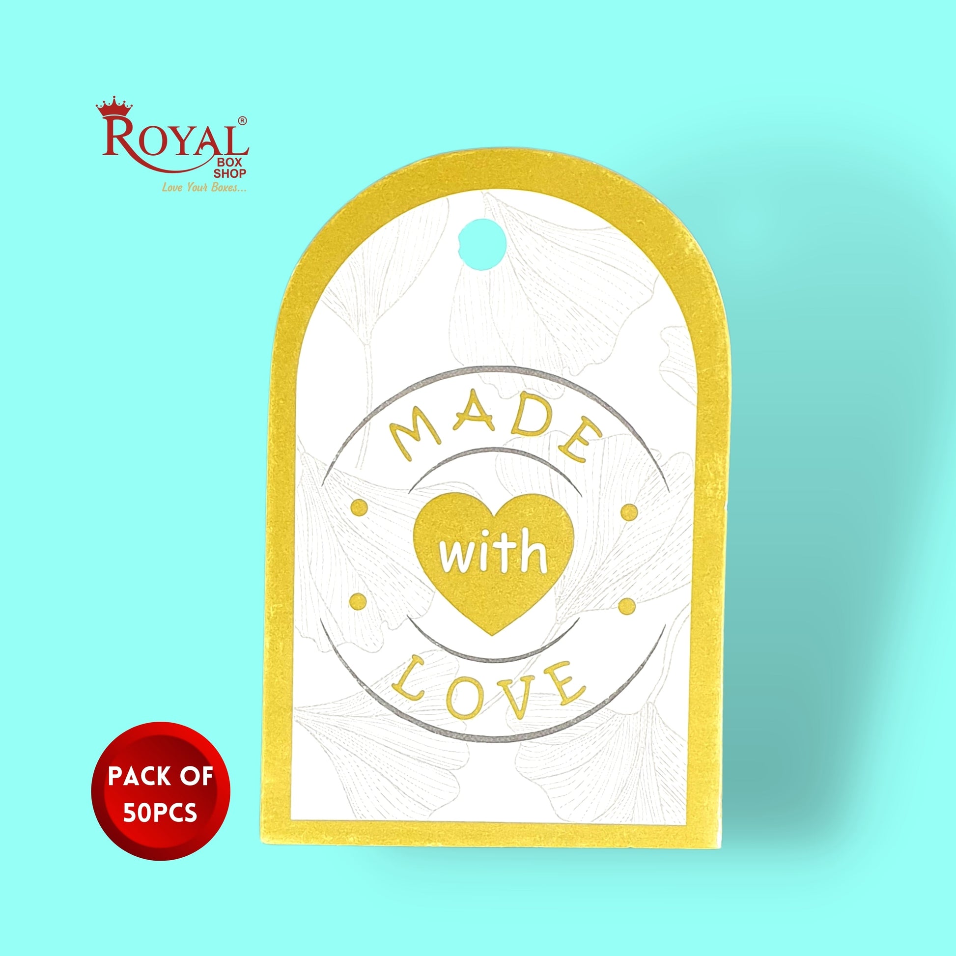 Gift Hamper Tags I Made With Love I Use For Gift Hamper Boxes, Cake Boxes, Return Gifts Royal Box Shop