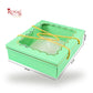 Premium Gift Hamper Box I 10x12x3.5 Inch I Royal Green I With Golden Dori Handle