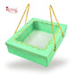Premium Gift Hamper Box I 10x12x3.5 Inch I Royal Green I With Golden Dori Handle