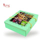 Premium Gift Hamper Box I 10x12x3.5 Inch I Royal Green I With Golden Dori Handle