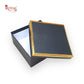 Hamper Gift Boxes I 7x7x3.5 Inches I Black with Gold Foiling I For Return Wedding Corporate Hamper Gifts Box Royal Box Shop