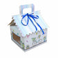 4cc Hut Shape Cupcake Boxes - 6"x6"x4" inch - Butterfly Theme