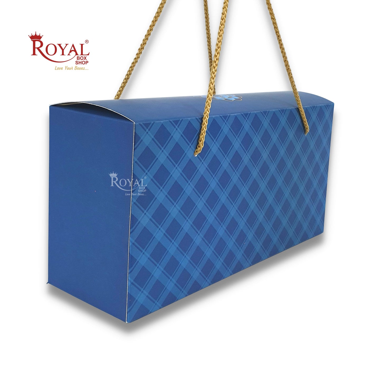 Jumbo Gift Hamper Bags I 31.5 x 16 x 10.5 CM I Royal Blue I I For Christmas Gifting, Party Gifts, Return favor Gifting Royal Box Shop