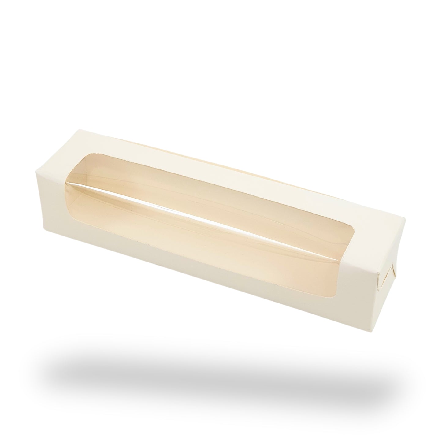 9pc Macarons Box | 9x2x2 Inches | White