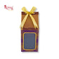 Premium Gift Box with Window I Purple Gold Leafing Print I 4.5x3x3 inches I For Return Favor Gift, Baby Shower Gifts, Room Hampers, Candy Box, Birthday Return Gift Royal Box Shop