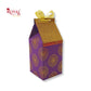 Premium Gift Box with Window I Purple Gold Leafing Print I 4.5x3x3 inches I For Return Favor Gift, Baby Shower Gifts, Room Hampers, Candy Box, Birthday Return Gift Royal Box Shop