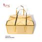 Premium Gift Hamper Bags I Gold Foiling I 10 x 8 x 4.5 Inch I Cream Color I For Lohri, Holi, Diwali, Wedding, Corporate, Birthday Return Gifting Hamper Bags Royal Box Shop